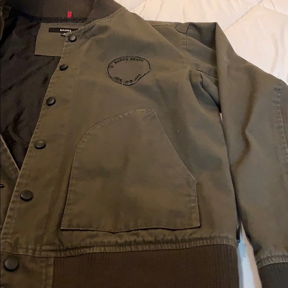 Men’s Army Green lightweight bomber jacket - Picture 5 of 5